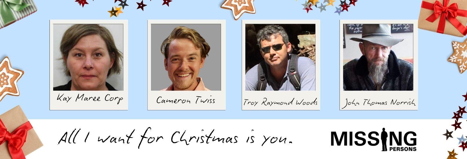 Christmas News Banner 2025 Featured Missing Persons