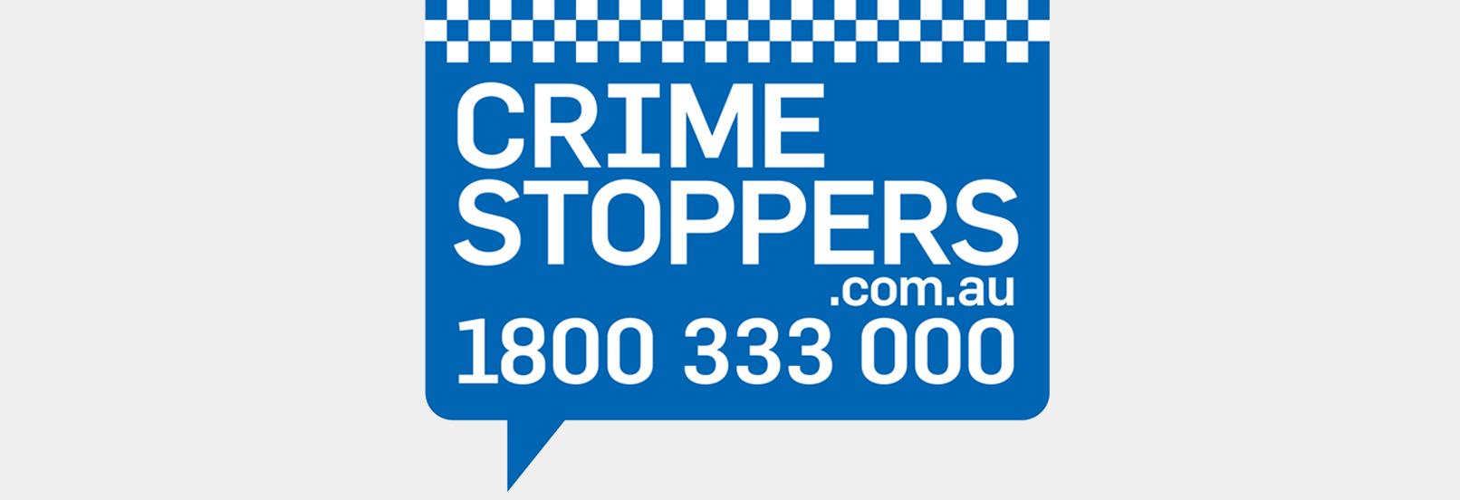 Crimestoppers logo freecall 1800 333 000
