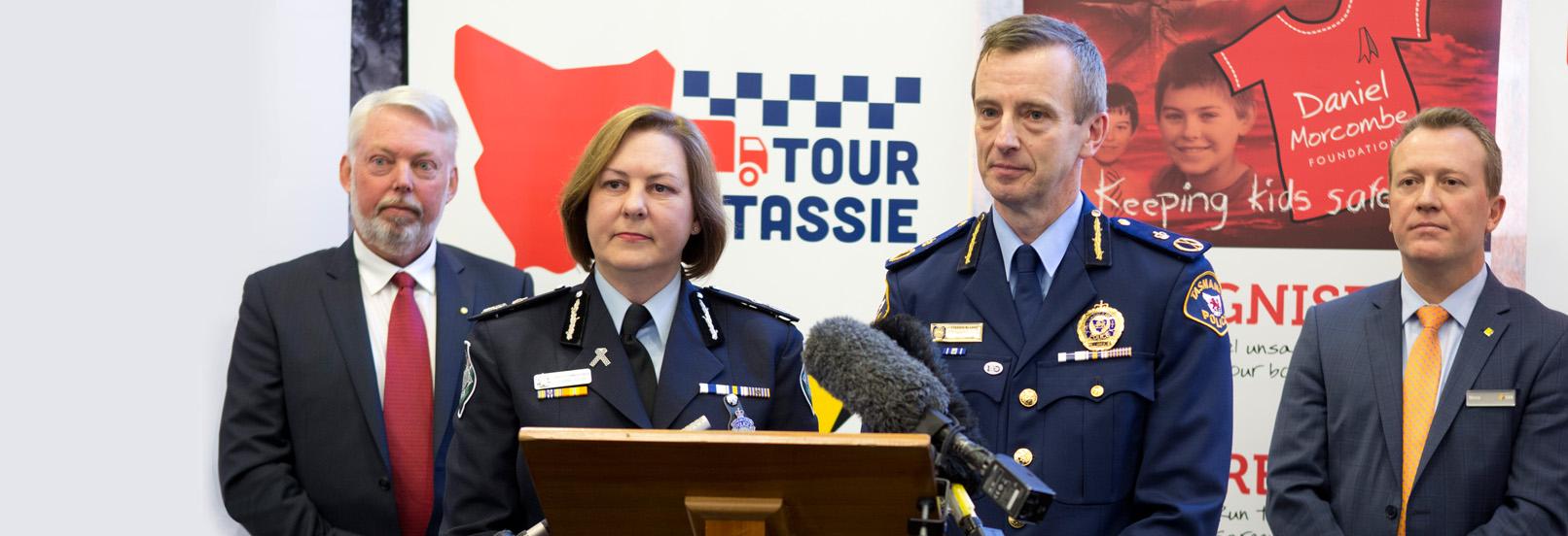 Tour de Tassie media conference image