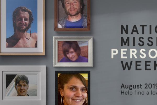 National Missing Persons Week Campaign Image